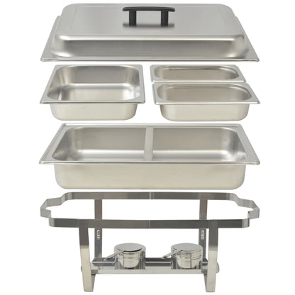 Chafing Dish Set 3-Tlg. Edelstahl