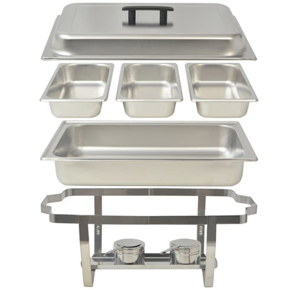 Chafing Dish Set 3-Tlg. Edelstahl