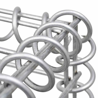Gabionen-Mülltonnenverkleidung Für 1 Tonne Stahl 110X100X120Cm