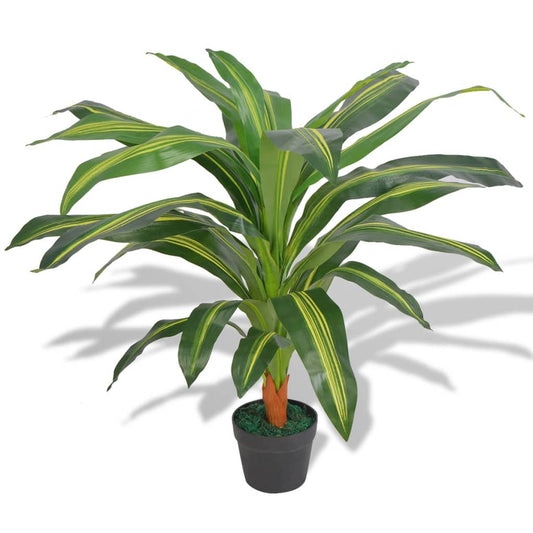 Künstlicher Drachenbaum Mit Topf 90 Cm