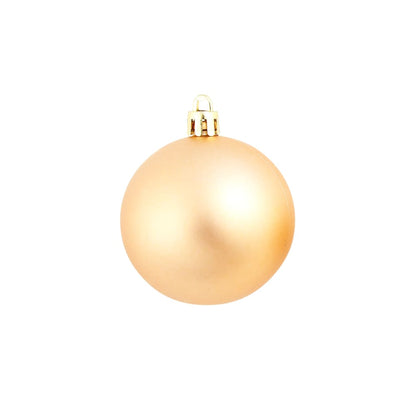 100-Tlg. Weihnachtskugel-Set 3/4/6 Cm Roségold