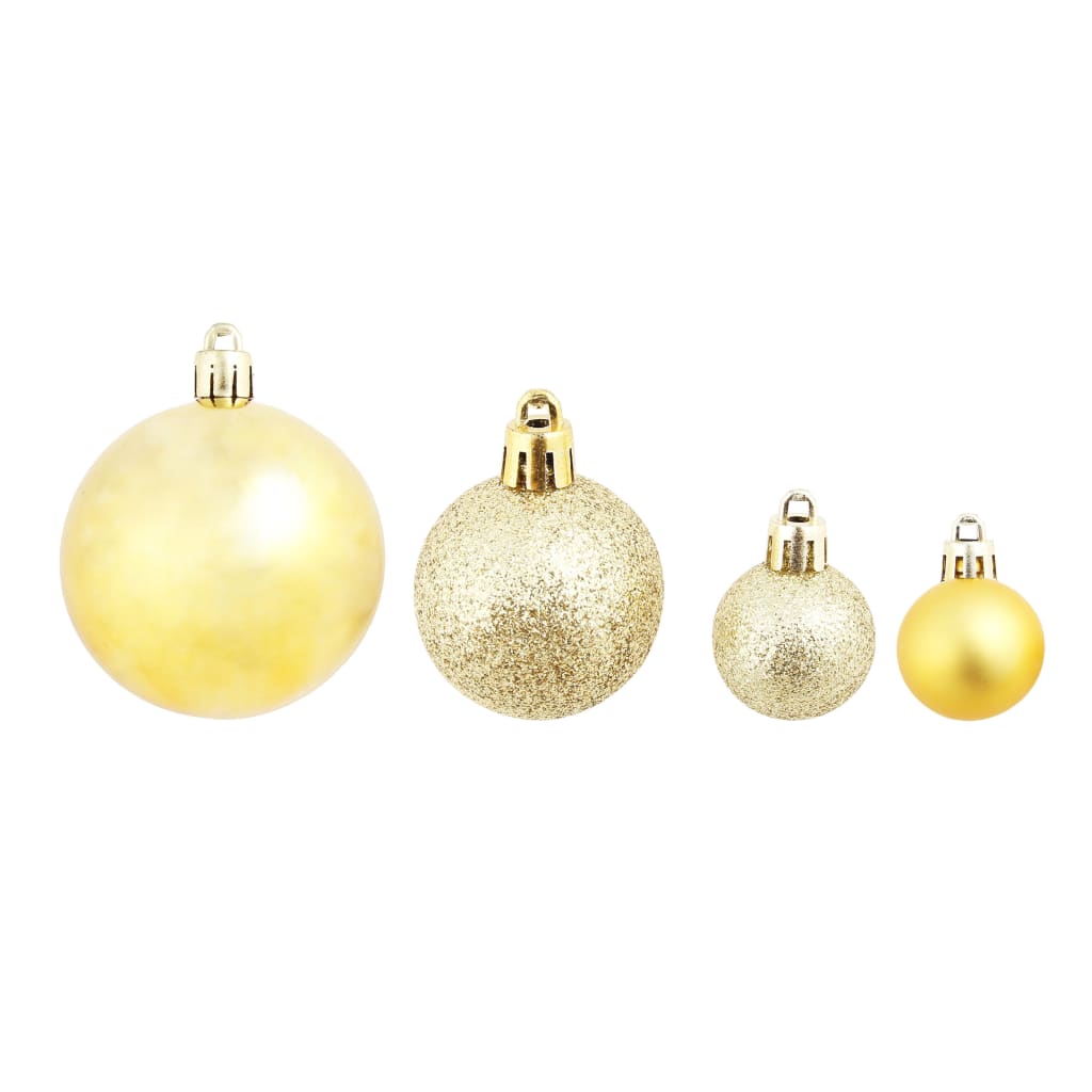 Weihnachtskugeln 100 Stk. Rot/Golden/Grün