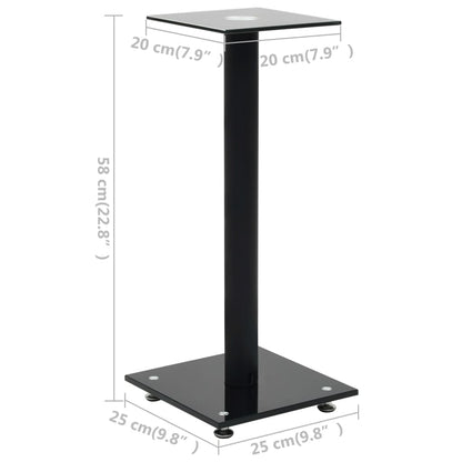Lautsprecherständer Säulen-Design 2 Stk. Hartglas