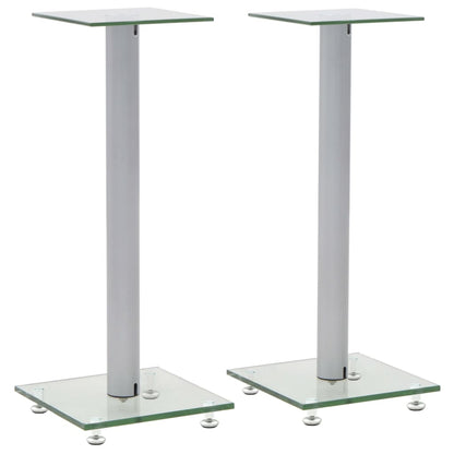 Lautsprecherständer Säulen-Design 2 Stk. Hartglas N