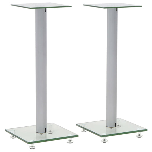 Lautsprecherständer Säulen-Design 2 Stk. Hartglas N
