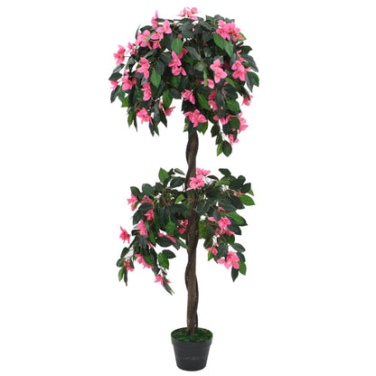 Künstliche Flamingoblume Mit Topf 90 Cm Und Gelb