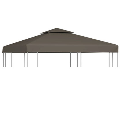 Pavillon-Dachplane Mit Kaminabzug 310 G/M² Taupe