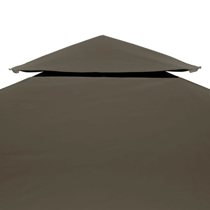 Pavillon-Dachplane Mit Kaminabzug 310 G/M² Taupe