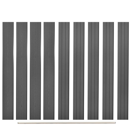 Ersatz-Zaunbretter 9 Stk. Wpc 170 Cm