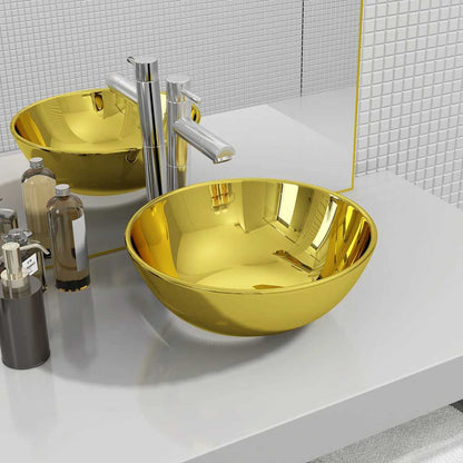 Waschbecken Keramik Rund