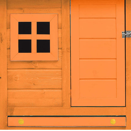 Hühnerkäfig 170X81X110 Cm Kiefernholz & Tannenholz