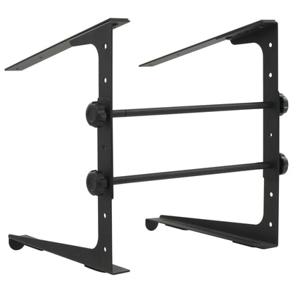 Laptopständer Schwarz 30,5X28×(24,5-37,5) Cm Stahl