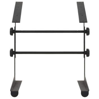 Laptopständer Schwarz 30,5X28×(24,5-37,5) Cm Stahl
