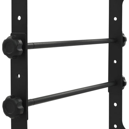 Laptopständer Schwarz 30,5X28×(24,5-37,5) Cm Stahl