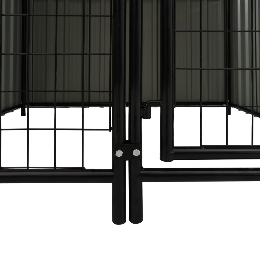 Outdoor-Hundezwinger 193×133×116 Cm