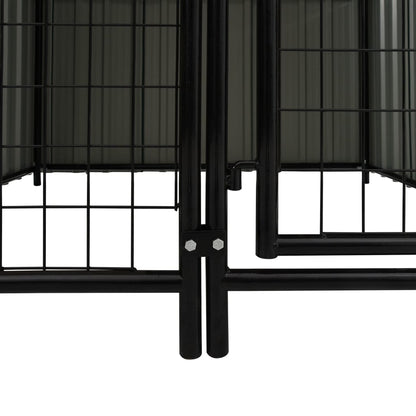 Outdoor-Hundezwinger 193×133×116 Cm