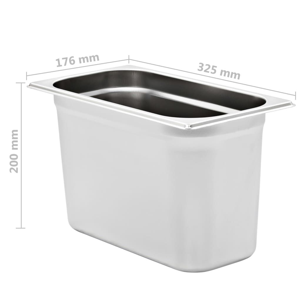 Gastronormbehälter 4 Stk. Gn 1/3 200 Mm Edelstahl