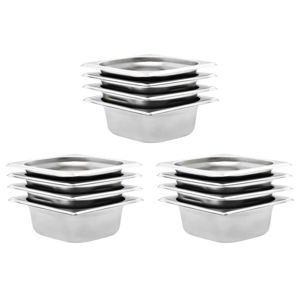 Gastronormbehälter 8 Stk. Gn 1/6 200 Mm Edelstahl