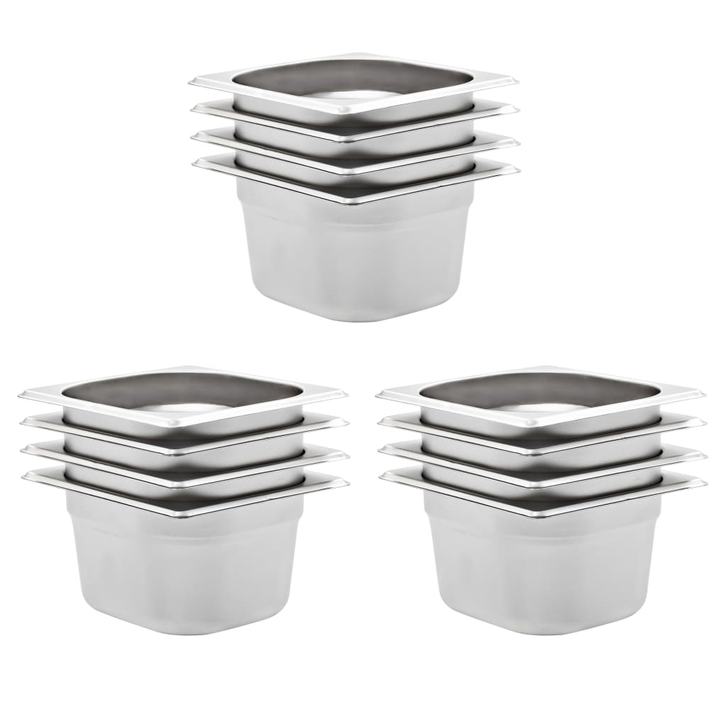 Gastronormbehälter 8 Stk. Gn 1/6 200 Mm Edelstahl
