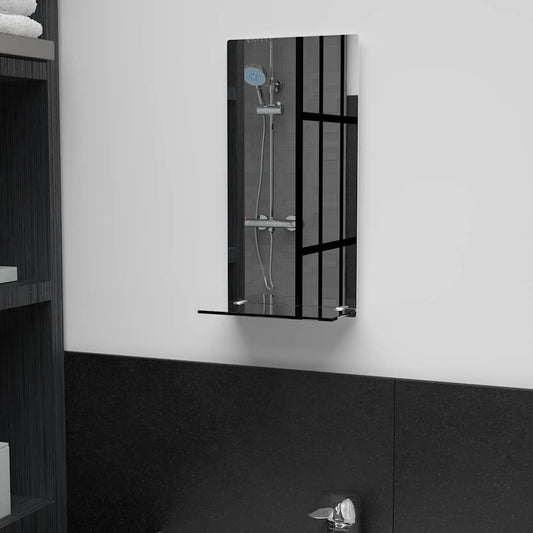 Wandspiegel Mit Regal 20×40 Cm Hartglas