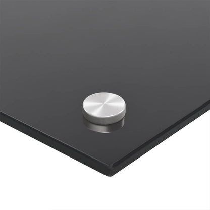 Küchenrückwand Hartglas Schwarz