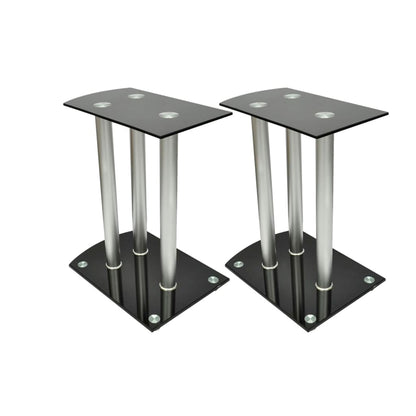 2X Luxus Lautsprecherständer Glas Lautsprecher Neu