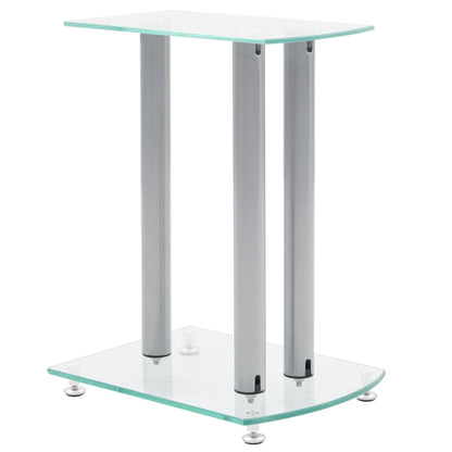 2X Luxus Lautsprecherständer Glas Lautsprecher Neu