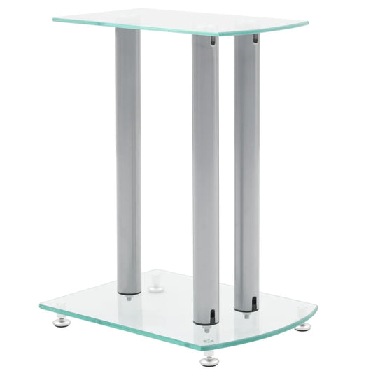 2X Luxus Lautsprecherständer Glas Lautsprecher Neu