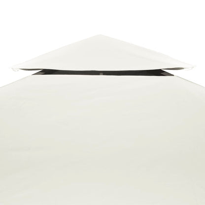 Pavillon-Ersatzdach 310 G/M² Weiß Creme