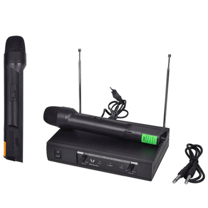 Receiver Mit 2 Funkmikrofonen Ukw/Vhf