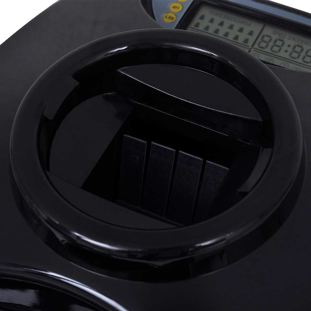 Futterautomat Für Haustiere Schwarz 38,8 X 21,8 X 38,6 Cm