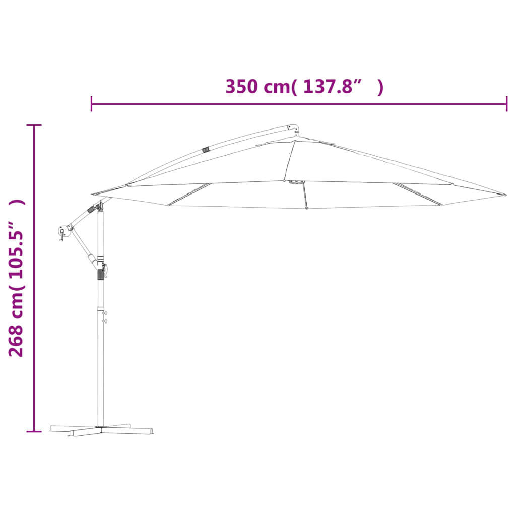 Ampelschirm 3,5 M
