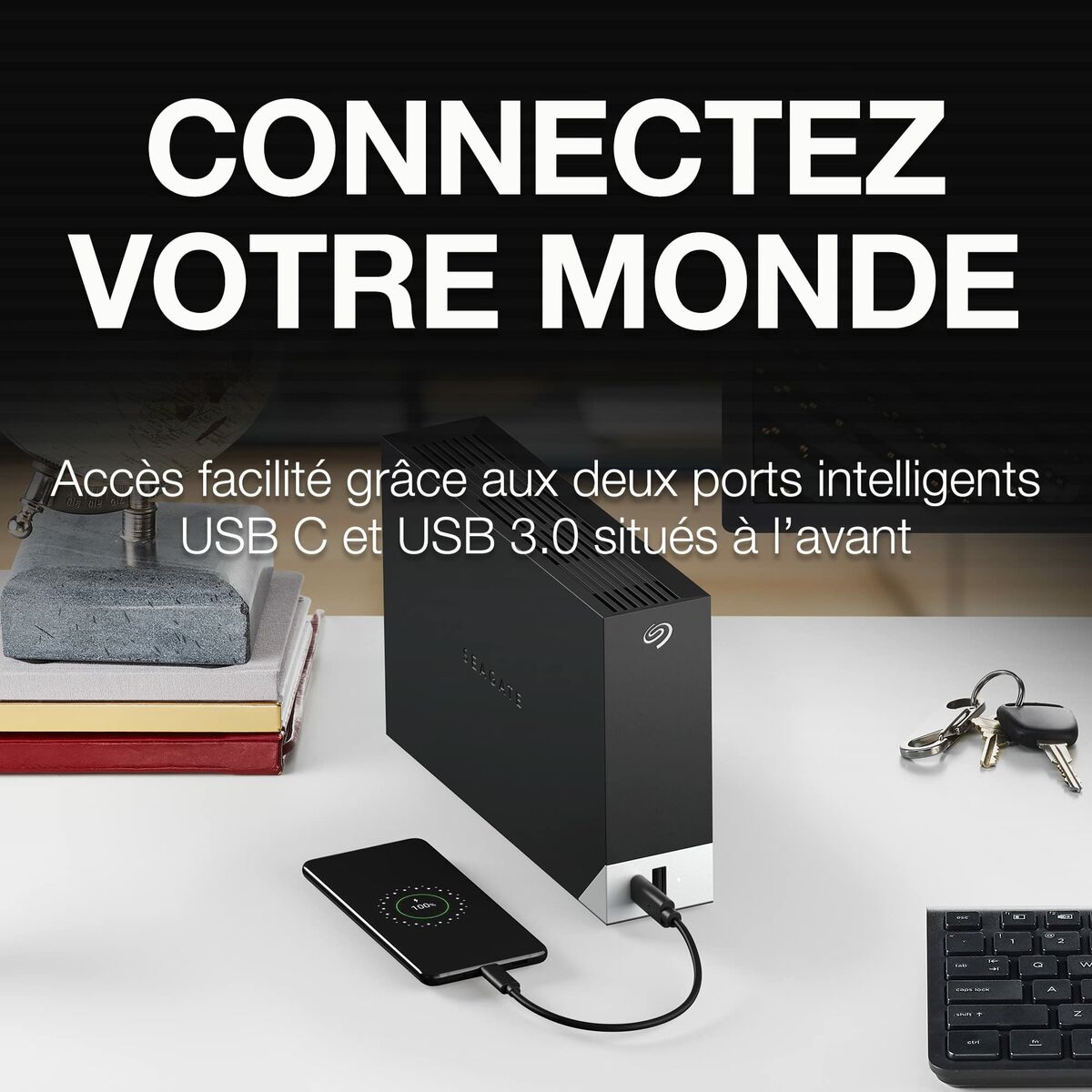 Seagate Externe Festplatte Seagate Stlc20000400 Schwarz 20 Tb