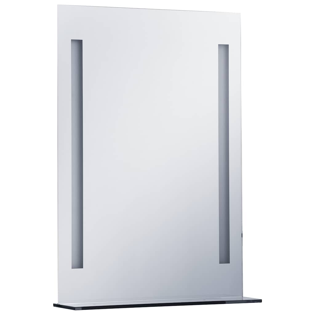Badezimmer-Wandspiegel Mit Led Und Ablage 50×70 Cm