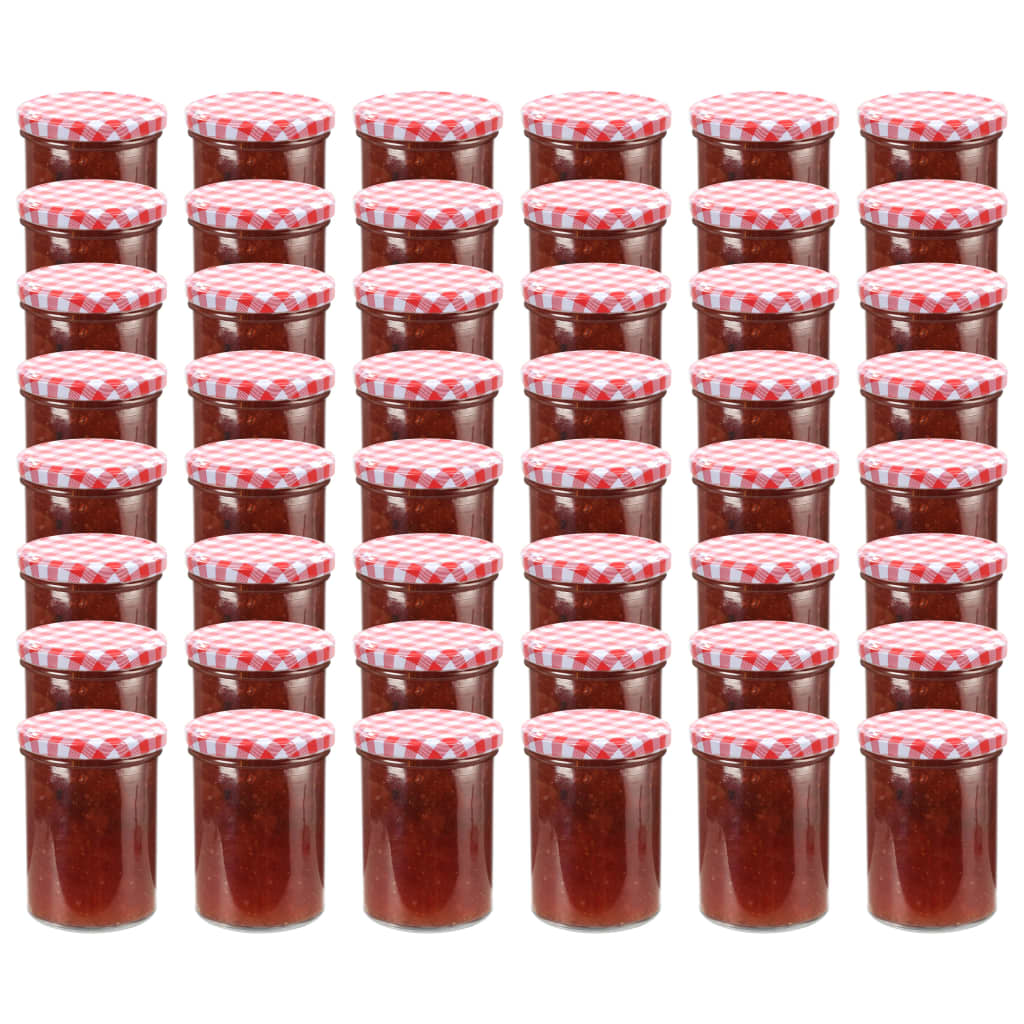 Marmeladengläser Mit Weißem/Em Deckel 48 Stk. 400 Ml