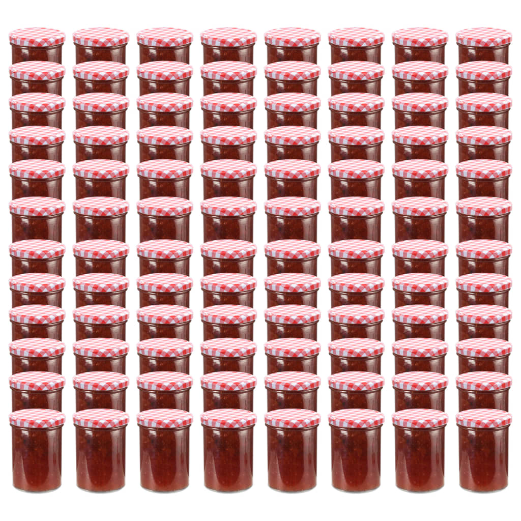 Marmeladengläser Mit Weißem/Em Deckel 48 Stk. 400 Ml