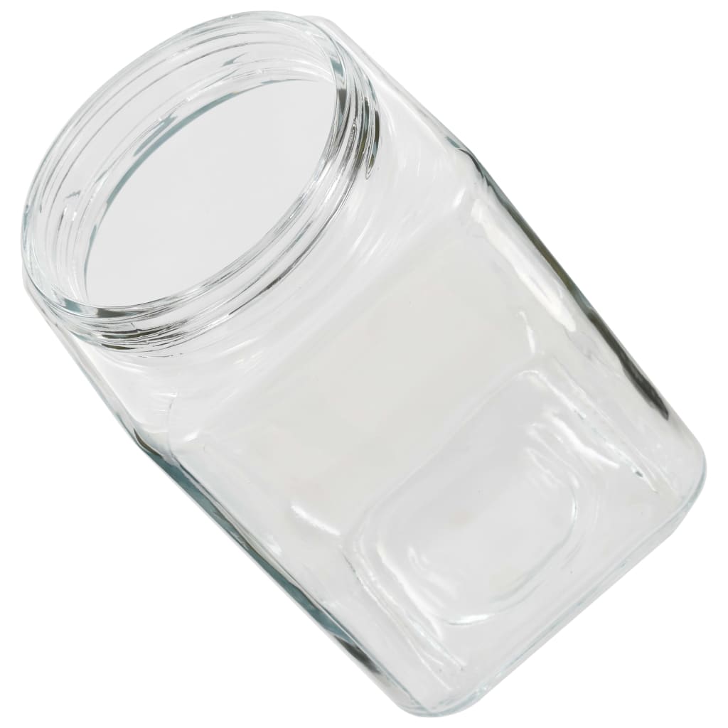 Vorratsgläser Mit Silbernem Deckel 6 Stk. 800/1200/1700 Ml