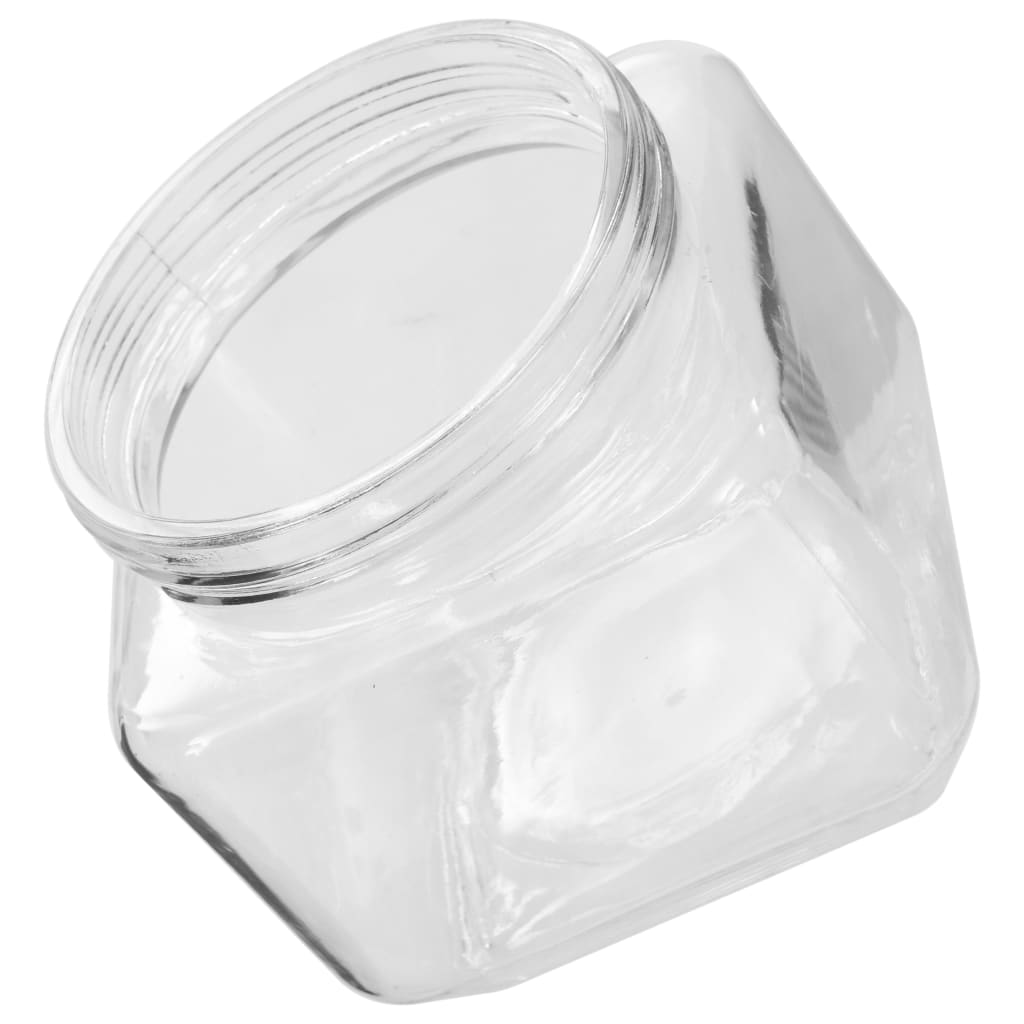 Vorratsgläser Mit Silbernem Deckel 6 Stk. 800 Ml