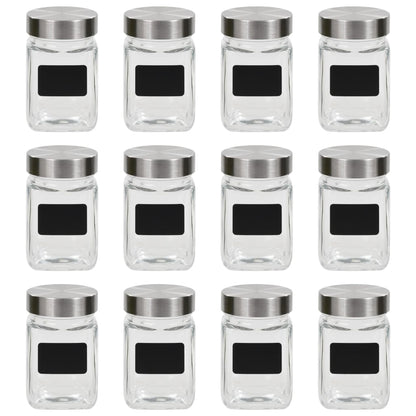 Vorratsgläser Mit Aufkleber 24 Stk. 300 Ml