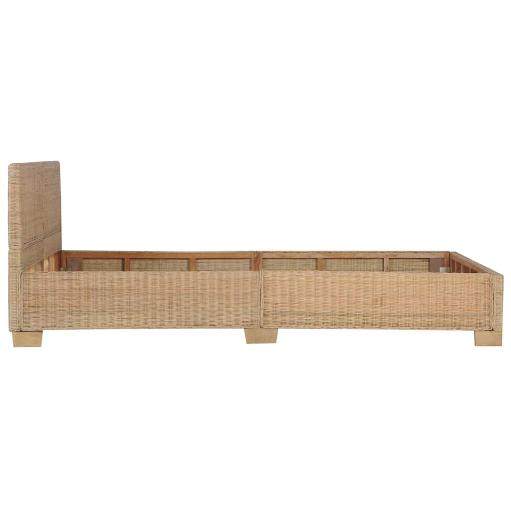 Bettrahmen Rattan Handgeflochten