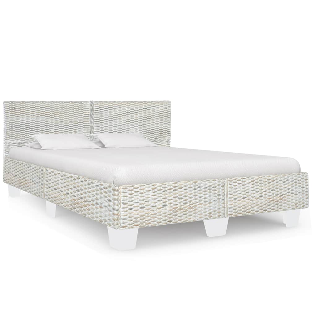 Bettrahmen Rattan Handgeflochten