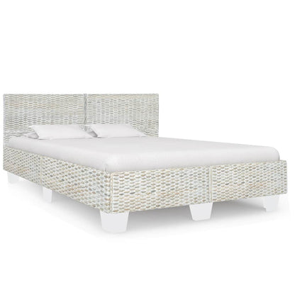 Bettrahmen Rattan Handgeflochten