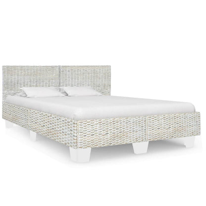 Bettrahmen Rattan Handgeflochten