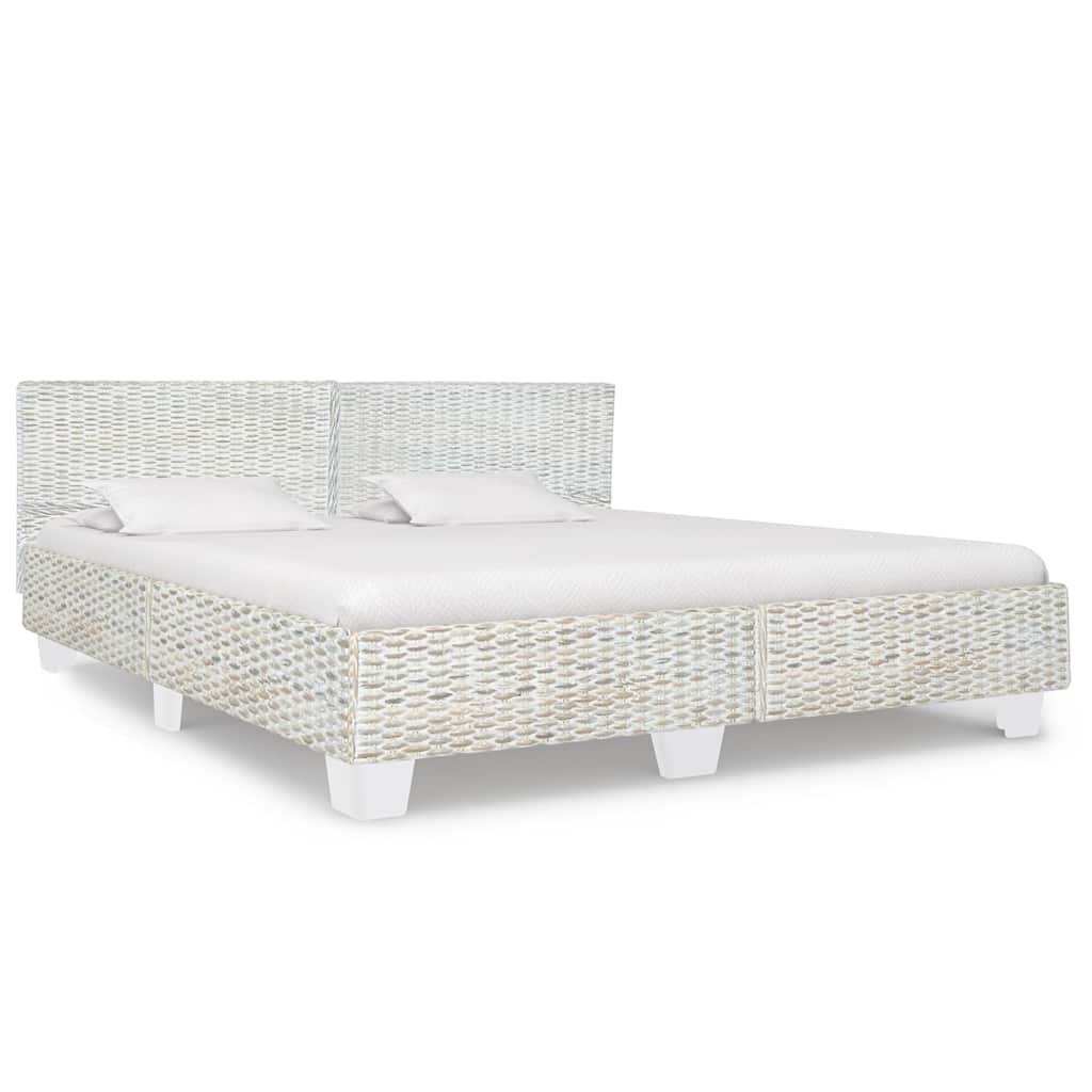 Bettrahmen Rattan Handgeflochten