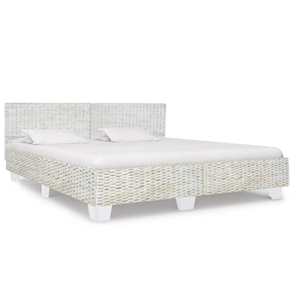 Bettrahmen Rattan Handgeflochten