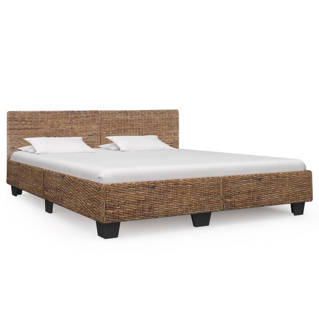 Bettrahmen Rattan Handgeflochten