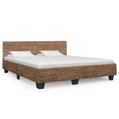 Bettrahmen Rattan Handgeflochten