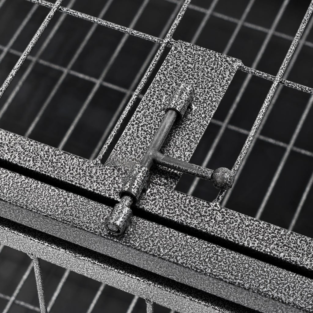 Hundekäfig Heavy Duty Mit Rollen Stahl