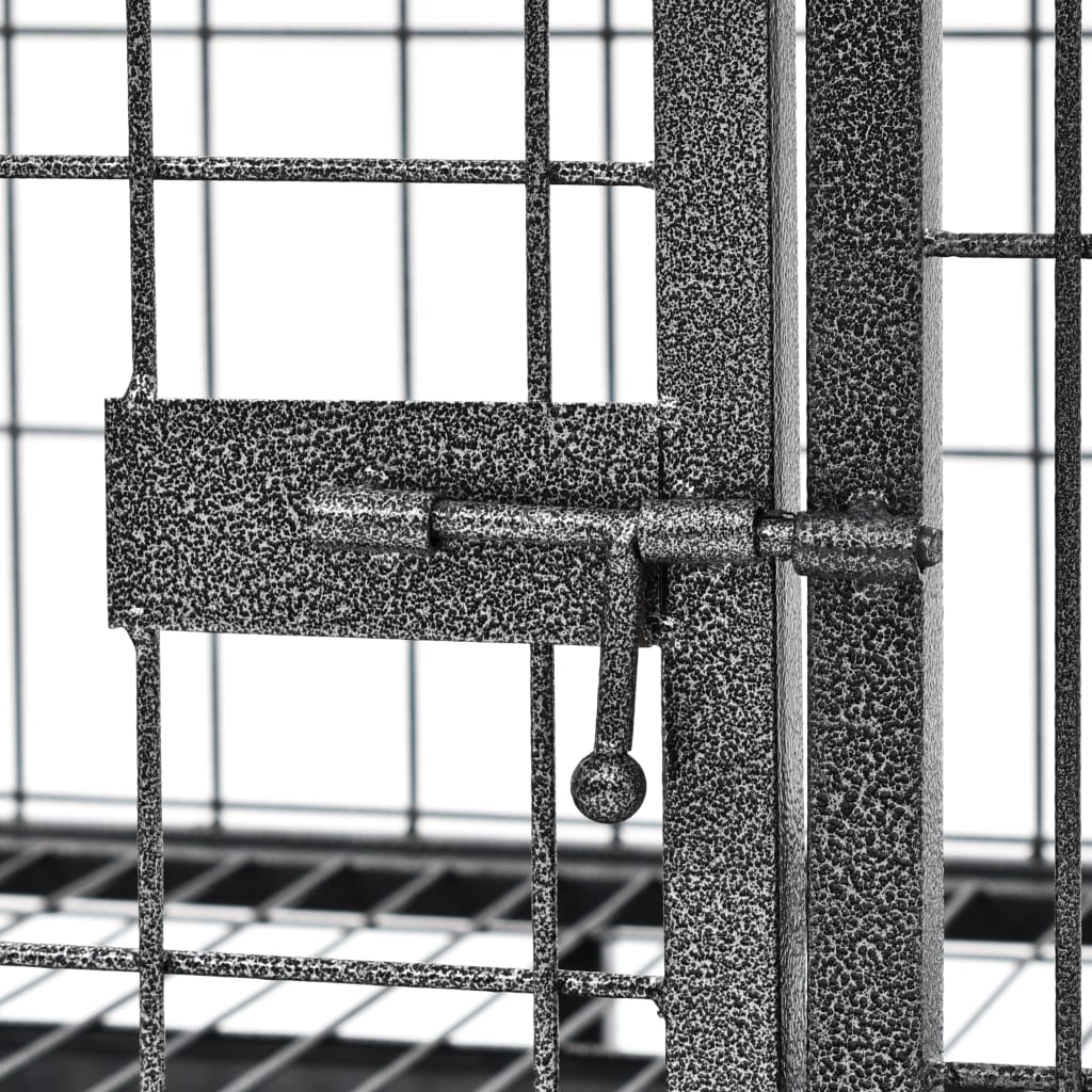 Hundekäfig Heavy Duty Mit Rollen Stahl