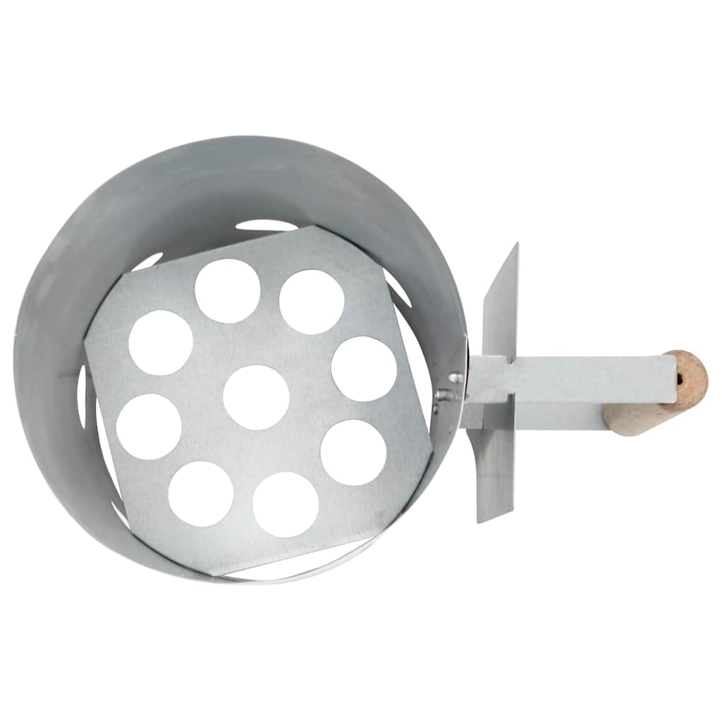 Anzündkamin Für Holzkohlegrill Verzinkter Stahl